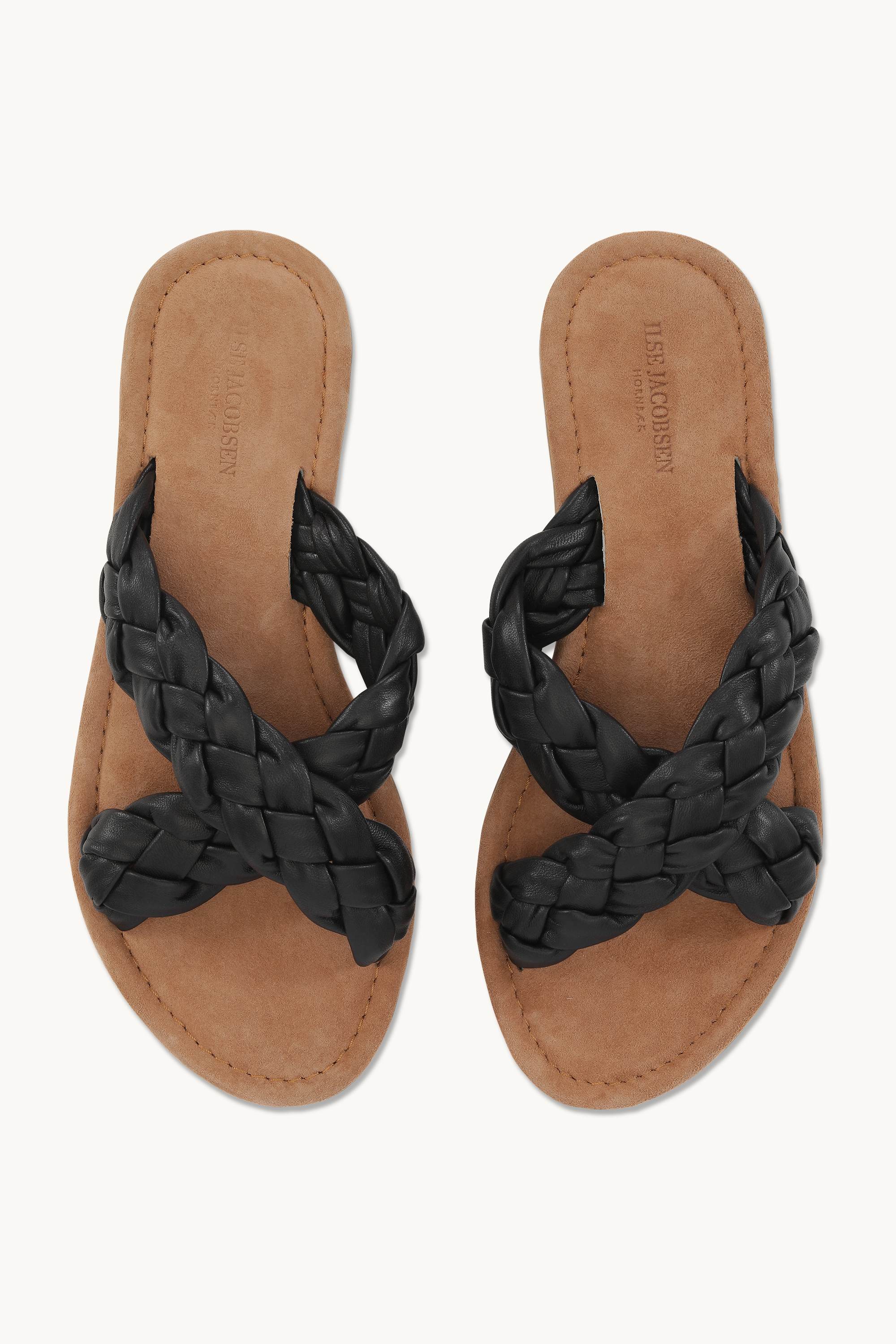 Leather Sandal - Black