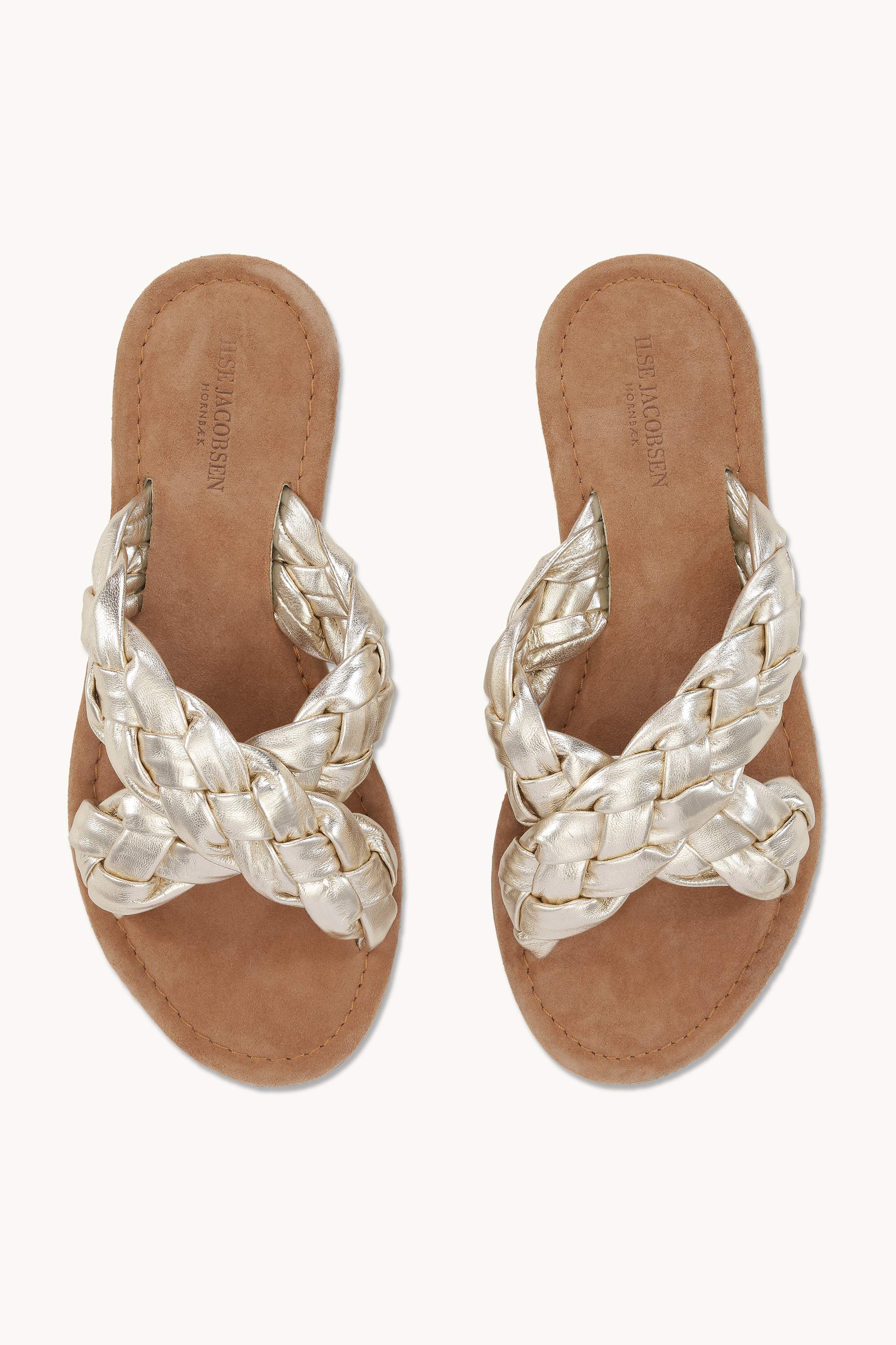 Leather Sandal - Silver