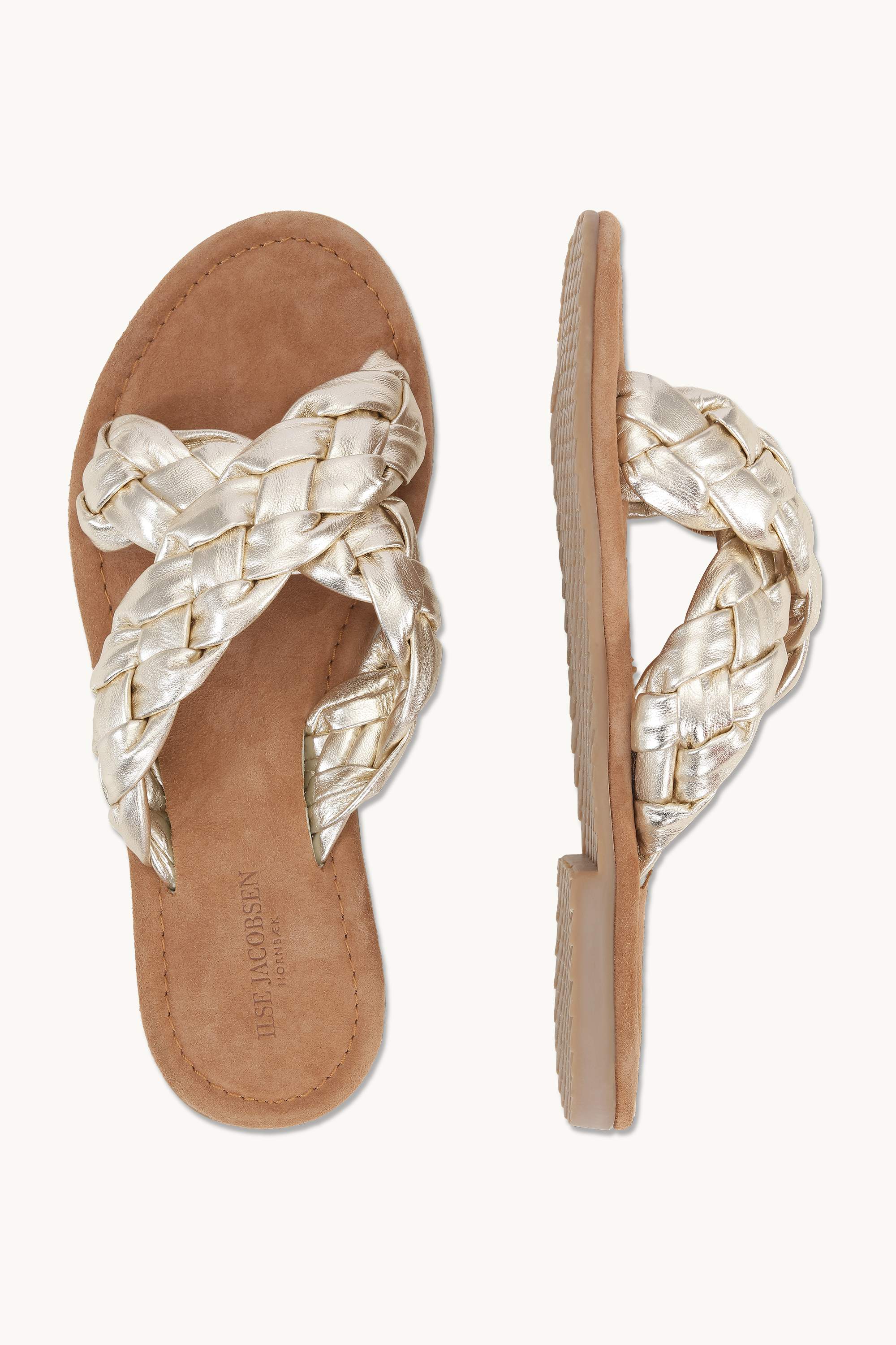 Leather Sandal - Silver